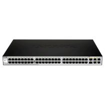 Hub Switch 48 PTS 10/100M + 2 GIGA + 2 COMBO FIBRA/ GIGA DES-1210-52 - D-Link