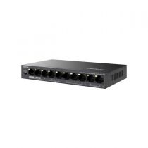 Switch 10 Portas Fast Ethernet Com 8 Portas S1010F-P - Intelbras