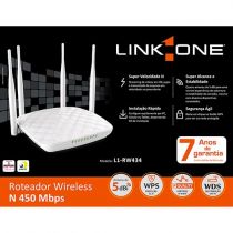 Roteador Wireless 450Mbps - L1-RW434 - Link One