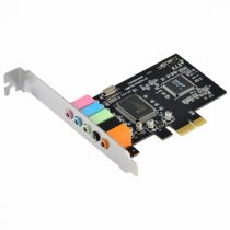 Placa de Som PCI-Express 5.1 Canais Low Profile - Vinik