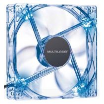 Cooler FAN GA135 com LED Azul 12x12 - Multilaser 