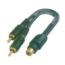 Cabo de Audio 2RCA-M 1RCA-F Mod. 9243