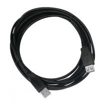 Cabo Extensor USB 2.0 A-Macho X A-Fêmea 3M Preto - PCYES
