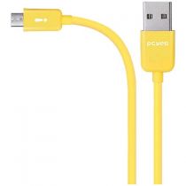 Cabo Micro USB para USB Amarelo Linha Mobi - PCYES