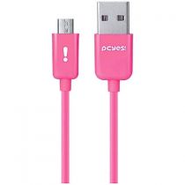 Cabo Micro USB para USB Rosa Linha Mobi - PCYES
