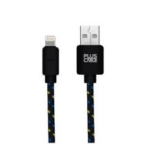 Cabo Para Iphone 5/6 Lightning Plus Cable USB-LT1002 Preto Nylon - Plus Cable