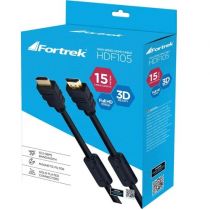 Cabo HDMI 1.4 3D com Filtro HDF-105 15 Metros Preto - Fortrek