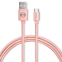 Cabo Micro USB XTR 1,5M Rosa Dourado - Xtrax