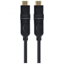 Cabo HDMI 2.0 4K Ultra-HD, 3D, 2M, Ethernet, Conector 360°, H20B360-2 - Vinik