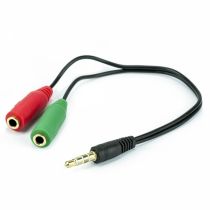 Cabo Adaptador de Áudio 2xP2 Fêmea e 1xP3 Macho 018-6045- Chip Sce