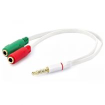 Cabo Adaptador P3 Macho X P2 Femea p/ Microfone, 018-6046 BR- CHIP SCE