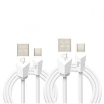 Kit 2 Em 1 Cabos Usb Tipo C CMBC12WH - ELG