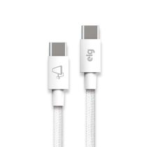 Cabo USB Tipo C para Tipo C 60W Branco 1 Metro TC60 - ELG