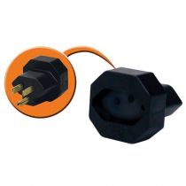 Adaptador Padrão Novo para Antigo Preto - Force Line