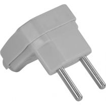 Plug Triangular 2 Pinos 10A 250V Cinza - Tramontina