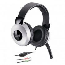 Headset c/ Microfone, HS-05A, Deluxe, Ajustável, Prata - Genius