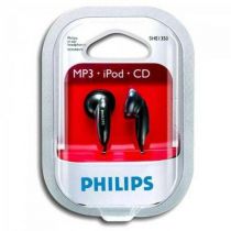 Fone de Ouvido SHE1350/00 Preto - Philips 