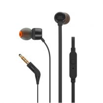 Fone De Ouvido JBL T210 Pure Bass Com Kit Comunicação Preto