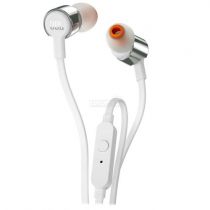 Fone de Ouvido Intra Auricular JBL T210 Prata