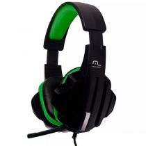 Headset Gamer Preto e Verde P2 Microfone PH123 - Multilaser