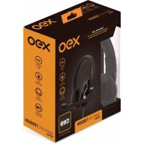 Headset USB Prime Microfone HS201 Preto - Oex