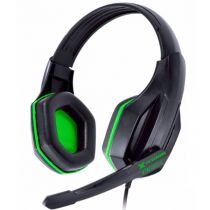 Fone Headset Gamer Ogma com Microfone Preto e Verde - Vinik