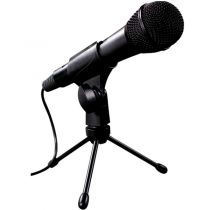 Microfone Podcast 300U USB com Suporte Preto - SKP