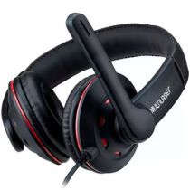 Headset Gamer com Microfone P3+P2 Preto PH335 - Multilaser