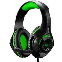 Headset Gamer P3 USB Adaptador P2 LED Verde PH299 - Warrior