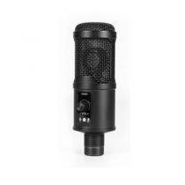 Microfone Streaming Condensador Com Tripé MI50BK - C3Tech