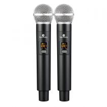 Microfone Sem Fio HSF-200 Duplo - Harmonics