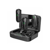 Microfone Lapela S/Fio Conector Usb C IF-209 PRET - Hrebos