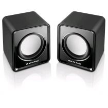 Caixa de Som Mini 2.0 SP144 Preto 3W RMS - Multilaser 