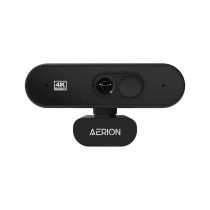 Web Cam Usb Ultra Hd 4k 400 c/ Microfone Web400 Preto-Aerion
