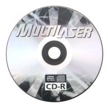 CD-R Gravável 80M 700MB Preto - Multilaser