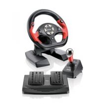 Volante GT Shift Dual Shock 3 em 1 Compatível com PS2, PS3 e PC USB Mod.JS050 - 