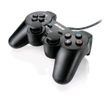 Controle Dualshock PC, Preto, JS030, USB - Multilaser 