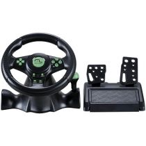 Volante com Pedal para PC/PS2/PS3/Xbox 360 JS075 - Multilaser Racer 4 em 1