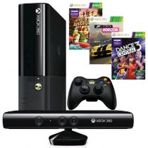 Console Xbox 360 4GB + Kinect Sensor + Kinect Adventures + Kinect Sports + Forza