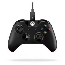 Controle Xbox One S Bluetooth S/Fio Conector P2 Preto - Microsoft