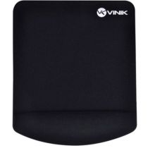 Mouse Pad Com Apoio de Pulso em Gel Preto 33779 - Vinik