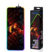 Mousepad Gamer Dragão LED RGB - Exbom