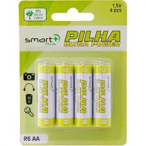 Pilha Ultra Power Pack 4AA - Smart 