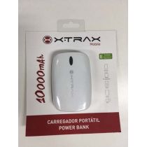 Carregador Portátil 10000mAh  Branco - Xtrax