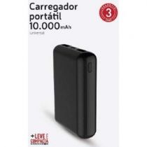 Carregador Portátil Universal 10000 mAh Preto - Xtrax