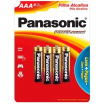 Pilha Alcalina Pack 6 AAA - Panasonic