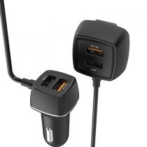 Carregador Veicular Universal 60W 4 Portas Usb - ELG