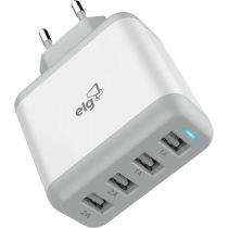 Carregador de Parede Universal USB Branco- ELG