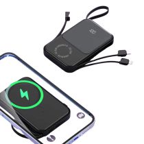 Carregador Portátil Pb-959 10.000mah 22.5w Preto - Hrebos