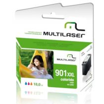 Cartucho Compatível para HP CC656AB 18ML 901 Colorido - Multilaser